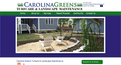 Desktop Screenshot of carolinagreenslandscaping.com